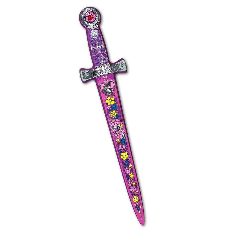 Liontouch - Unicorn Princess Sword for Girls - 3-6 Years | Medieval Style Toy for Pretend Play for Toddlers with Flowers & Gemstones | Safe & Durable Foam Accessory for Royal Dress Up & Costumes - Image 1